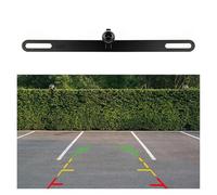 Camara Marcha Atrás Cámara visión Trasera para Coche HD Resistente Agua Marco pequeño para matrícula Nocturna CCD Marcha atrás para