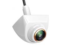 Cámara Marcha Atrás Coche Blanca AHD 1080P Ajuste 360 Grados Línea Trayectoria Dinámica Monitor Vídeo DVD para Android Cámara Marcha Atrás Automóvil(HD1080P Camera)