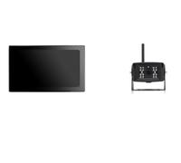 Cámara Marcha Atrás Coche Cámara Marcha Atrás DVR Digital Inalámbrica AHD 10'' Monitor WiFi Camiones Remolques Autobuses Autocaravanas Camionetas(Add 1 Camera,No SD Card)
