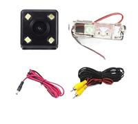 Cámara Marcha Atrás Coche Cámara Visión Trasera Para Aparcamiento Coche Visión Nocturna Para 996 997 991 Para Carrera Para 911 Para Turbo GT2 GT3 HD CCD Cámara Visión Trasera(4 LED)