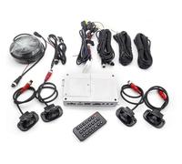 Camara Marcha Atras Coche para Autobuses/Camiones/autocaravanas Cámara Visión Trasera AHD 1080P 4AI 360 Bird Surround 3D Grabadora Vídeo Digital Frontal(16G)