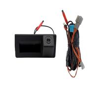 Camara Marcha Atrás Coche para VW para Lavida 2017 para Tiguan 2017-2021 Manija del Maletero Coche Cámara Trayectoria Dinámica Visión Trasera(Big Handle)