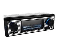 Cámara Marcha Atrás Coche Radio para Coche 1 DIN Estéreo FM Bluetooth MP3 60Wx4 Reproductor Audio Teléfono Móvil Manos Libres Digital USB/SD Entrada Auxiliar Tablero