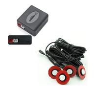 Cámara Marcha Atrás Coche Sensor Plano 13 Mm para Parachoques Trasero Sensor Estacionamiento 16 Mm Profundidad Ajustable para Ayudar Al Parachoques Trasero(Blanco)