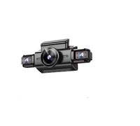 Cámara Marcha atrás Grabadora Video para Tablero De 4 Canales con Tacógrafo Oculto 4K HD Cuatro Cámaras con Vista Trasera DVR Monitor Estacionamiento Las 24 Horas(Ultra HD Four Lens)