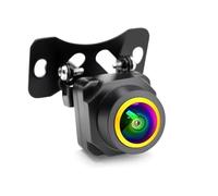 Cámara Marcha Atrás Imagen HD 4K Visión Nocturna Todo Color CCD Universal Puntos Ciegos Ultra Clara Resistente Agua Polvo Cámara Web Marcha Atrás Automóvil(Brown)