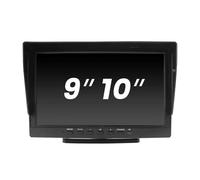 Camara Marcha Atras Monitor AHD De 9/10 Pulgadas, Pantalla IPS, Conector AV De 4 Pines, Cable para Camión, Autobús, Vehículo, RV, Coche(Only 4Pin Monitor,10 Inch)