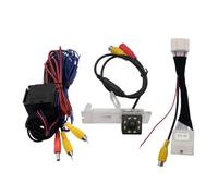 Camara Marcha Atras para Clio 4 IV MK3 MK4 2012-2018 Ojo De Trayectoria Dinámica HD Vista Trasera Coche Cámara Respaldo para Pantalla(8LED,Fixed)