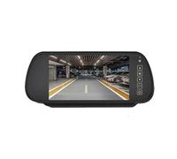 Cámara Marcha Atrás para Opel para Movano Vans 2010-2016 Pantalla Visualización Espejo Retrovisor Coche 7 Pulgadas con Cámara Luz Freno(Without Bracket)