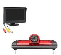 Camara Marcha Atras para Peugeot para Boxer 2006-2015 Cámara De Visión Trasera De 170 Grados Tercera Luz De Freno Y Monitor De 4,3 Pulgadas Cámara Reserva Coche