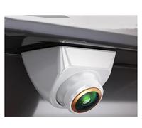 Camara Marcha Atras Trayectoria Dinámica AHD 1080P Ajustar Ángulo Blanco Cámara Respaldo Marcha Atrás Coche Impermeable para Android DVD Monitor Vídeo(HD1080P Camera)