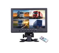 Cámara Marcha Cámara Visión Trasera 9 Pulgadas para Camión para Autobús Monitor Coche Pantalla Dividida Cuatro Divisiones Nocturna Grabadora Vídeo 4 Canales Vista Cámara Trasera