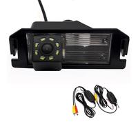 Cámara Marcha para Hyundai I10 para I20 para I30 Ix55 para Genesis para Elantra para Atos AHD Ojo Pez Trayectoria Dinámica Cámara Vista Trasera Coche Cámara Trasera(CVBS 8LED Wireless,Fixed)