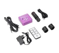 Cámara microscopio digital USB 2K 51MP para uso industrial, laboratorio y educativo, 1080P @60FPS, lente ocular 0.5X con carcasa de metal, compatible con TV FHD