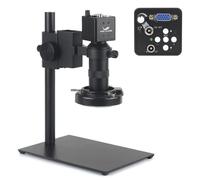 Cámara microscopio electrónico con zoom 130X - 4K HD HDMI tipo C con soporte de luz para reparación de soldadura de teléfono (D15 x 3.mm)