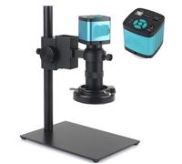 Cámara microscopio USB HDMI 4K de 48 MP, lente de montaje C 130X PCB para reparación de soldadura de teléfono (USB HDMI 2K 48MP)