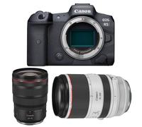 Cámara Mirrorless Canon EOS R5 45MP Sensor Full-Frame RF 24-70mm y 70-200mm WiFi Bluetooth