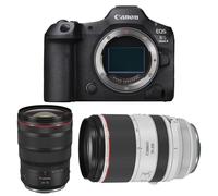 Cámara Mirrorless Canon EOS R5 Mark II 45MP 8K 24-70mm + 70-200mm WiFi Bluetooth Sensor Full-Frame