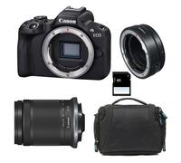CANON EOS R50 + RF-S 18-150mm F3.5-6.3 IS STM + Bolsa + Tarjeta SD 8 Go + Adaptador EF-EOS R