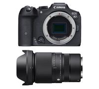Cámara Mirrorless Canon EOS R7 32.5MP 4K 16-300mm APS-C WiFi Bluetooth
