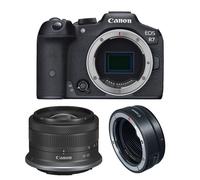 Cámara Mirrorless Canon EOS R7 32.5MP 4K 18-45mm WiFi Bluetooth