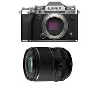 Cámara Mirrorless Fujifilm X-T5 Plata 40.2MP 6.2K 23mm F1.4 WiFi Bluetooth