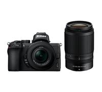 Cámara Mirrorless Nikon Z50 20.9MP Zoom Óptico 16-50mm Sensor CMOS WiFi 4K Kit Doble Objetivo