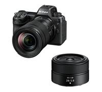 Cámara Mirrorless Nikon Z6 III 24.5MP Sensor Full-Frame + Objetivos 24-120mm f/4 y 28mm f/2.8