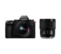Cámara Mirrorless Panasonic Lumix S5II 24.2MP 12000x8000mm Sensor Full-Frame WiFi Bluetooth + Objetivo S 20-60mm F3.5-5.6 y 50mm F1.8