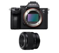 Cámara Mirrorless Sony Alpha 7 III 24MP Sensor Full-Frame 50mm F/1.8 USB-C WiFi