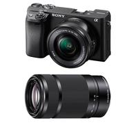 Cámara Mirrorless Sony Alpha a6400 24.2MP 16-50mm + 55-210mm 4K WiFi Bluetooth