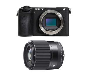 Cámara Mirrorless Sony Alpha a6700 26 MP 11x Zoom Óptico Sensor BSI WiFi + Sigma 30mm F1.4