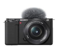 Sony Alpha ZV-E10K, Cámara vlog APS-C mirrorless de objetivo intercambiable y kit de objetivo power zoom 16-50 mm f/3.5-5.6 II (24 MP, vídeo 4K, Eye AF en tiempo real) ideal para vlogging, color negro