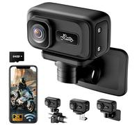 Camara Moto 2K WiFi 120° IP65, Dashcam con G-Sensor Alimentación Directa