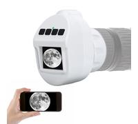 Cámara ocular electrónica: se adapta a monoculares y microscopios de 34-46 mm, transmisión en vivo WiFi, visión nocturna por infrarrojos, pantalla de 1.6 pulgadas, grabación de fotos/video, batería de