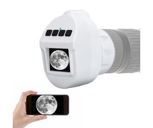 Cámara ocular electrónica: se adapta a monoculares y microscopios de 34-46 mm, transmisión en vivo WiFi, visión nocturna por infrarrojos, pantalla de 1.6 pulgadas, grabación de fotos/video, batería de