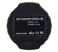 Cámara Ocular Telescópica WiFi para Astronomía, Cámara Ocular Electrónica 4MP 2K para Astrofotografía y Observación de Aves, para Miras de 30 Mm a 50 Mm (Black)