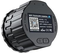 Cámara Ocular WiFi, vídeo 2.5K, 1920 x 1080 píxeles, con Pantalla 1,5 Pulgadas, Adecuada para microscopio óptico telescópico 24 a 50 mm y prismáticos monoculares, con Tarjeta Memoria 64 GB (V12-1)