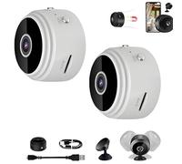 Cámara Orbicam-Orbicam, Cámara de seguridad Orbicam, Mini cámara de seguridad magnética Orbicam Mini cámara inalámbrica Wifi 1080p HD, imágenes de alta resolución, se puede utilizar en cualquier lugar