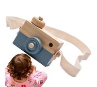 Cámara para - Accesorios de fotos de madera - Juego de imitación interactivo con grabación de vídeo | para niños niñas preescolar aula casa guardería sala de juegos