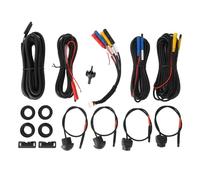 Cámara para Automóvil 360, Cámara de Visión Dvr Vista de Pájaro de Vista Panorámica Panorámica, Vista Envolvente Trasera Delantera Derecha Izquierda AHD IP68 a