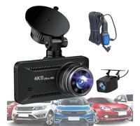 Cámara para Automóvil - Grabadora 4K - Cámara De Grabación 1080P Frontal Y Trasera - para Vehículos Y Camiones Estacionamiento Grabación Seguridad Y