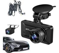 Cámara Para Coche Delantera Y Trasera,Grabador Inalámbrico 4K Con Visión Nocturna Para Conducción - Cámara De Grabación 1080P Frontal Y Trasera - Para Vehículos Y Camiones Estacionamiento Grabación Se