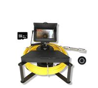Cámara para Desagües, Cámara de alcantarillado con 4.3 pulgadas IPS Monitor color 1 6GB TF Tarjeta DVR inspección tubería drenaje endoscopio industrial IP68(10m)