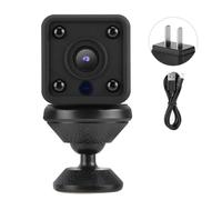 Cámara para mascotas inalámbrica, cámara de seguridad para interiores, cámara espía oculta WiFi con almacenamiento en la nube gratuito, batería