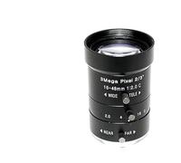 Cámara para Microscopio, Lente CS HD de 16-48mm, lente CCTV Iris Manual Varifocal con montaje IR 2/3 "para cámaras seguridad, cámara Industrial
