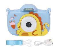 Cámara para niños 2.4 Pulgadas 1080p 8X Zoom led Flash Linda Mirada grabación de Video para niños para al Aire Libre en Interiores al Aire Libre (Azul)