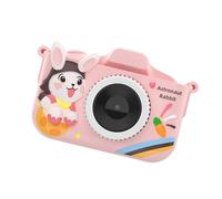 Cámara para niños a prueba de golpes con doble enfoque automático, 28 marcos de fotos, reproducción de música, juegos de aprendizaje, diseño de fácil agarre, cámara de fotografía para niños