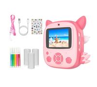 Cámara para niños al instante con impresión fotográfica de 2.7 pulgadas, batería de 800 mAh, para niños de 3 a 12 años, impresión instantánea con papel