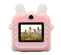 Cámara para niños, cámara inteligente de dibujos animados, portátil con impresión linda para niños, cámara digital para selfies de juguetes, mini cámara digital de impresión térmica para niñas y niños